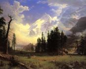 阿尔伯特 比尔施塔特 : The Morteratsch Glacier Upper Engadine Valley Pontresina